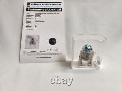 1981 Star Wars Vintage KENNER Loose Action Figure R2-D2 CAS Graded 80 WITH COA