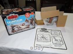 1981 Vintage Star Wars Open Belly Tauntaun Complete Box Cardboard Insert Paper