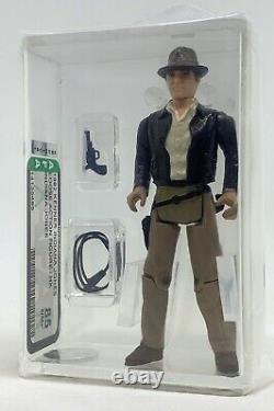 1982 Kenner Indiana Jones Indy AFA 85 ARCHIVAL LASERED CASE vintage figure CAS