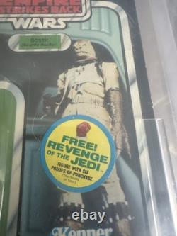 1982 Kenner Star Wars Bossk (Bounty Hunter) on ESB 48 Back B AFA40 POP20