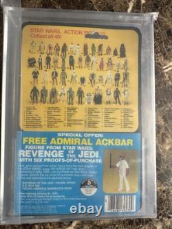 1982 Kenner Star Wars Bossk (Bounty Hunter) on ESB 48 Back B AFA40 POP20