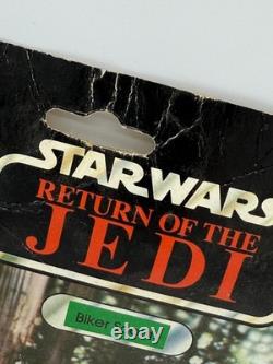 1983 Biker Scout MOC Vintage Star Wars ROTJ 65 Back Jedi Figure NEW