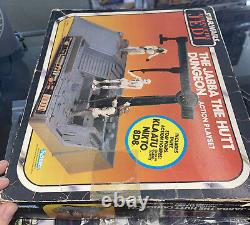 1983 Jabba The Hutt Dungeon Near Complete ROTJ Figures & Box Vintage Star Wars