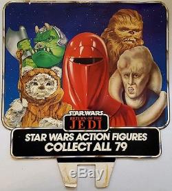 1983 Kenner Ultra Rare Star Wars Return Of The Jedi Store Display Sign Vintage