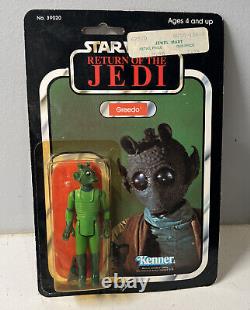1983 Kenner Star Wars ROTJ Greedo Action Figure Vintage
