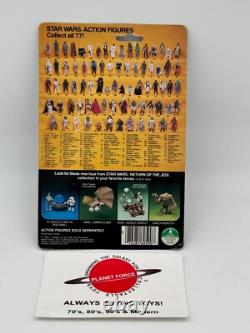 1983 Luke Jedi MOC Vintage Star Wars ROTJ Jedi 77 Back Figure NEW