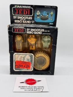 1983 Rebo Band MISB Vintage ROTJ Sy Snootles Max Droopy Star Wars NEW Sealed