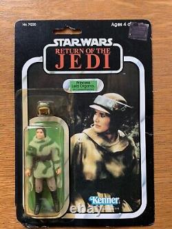 1983 Star Wars Princess Leia Organa Endor Combat Poncho 77 BACK Vintage Kenner