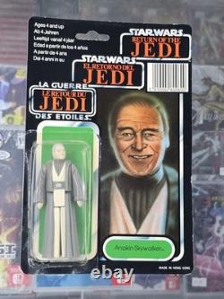 1983 Star Wars ROTJ ANAKIN SKYWALKER Tri-Logo Card Vintage Sealed Action Figure