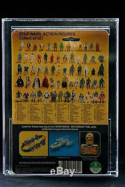 1983 Star Wars Vintage Kenner Boba Fett ROTJ 65 Back-B AFA 85 (80/85/85) CLEAR
