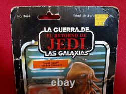 1983 Vintage Star Wars Vintage Lili Ledy Squid Head Early 12 Back Regreso Figure