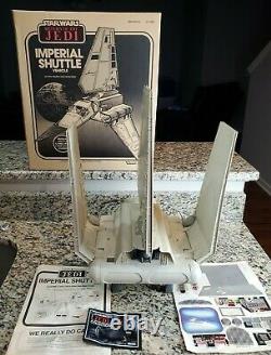 1984 Imperial Shuttle STAR WARS Vintage Original COMPLETE WORKING Decals BOX