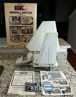 1984 Imperial Shuttle STAR WARS Vintage Original COMPLETE WORKING Decals BOX