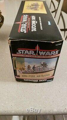 1984 Star Wars Kenner Vintage POTF Tatooine Skiff Complete with BOX! RARE