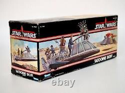 1984 Star Wars POTF Tatooine Skiff Vintage Kenner Vehicle Mint with Box, Map