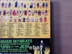 1984 Vintage ROTJ EMPEROR Carded Unpunched. 77 back Anakin offer