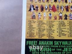 1984 Vintage ROTJ EMPEROR Carded Unpunched. 77 back Anakin offer