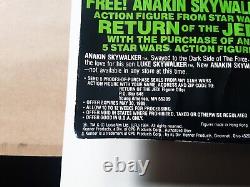 1984 Vintage ROTJ EMPEROR Carded Unpunched. 77 back Anakin offer