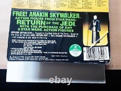 1984 Vintage ROTJ EMPEROR Carded Unpunched. 77 back Anakin offer
