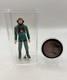 1984 Vintage Star Wars A Wing Pilot LAST 17 WithOriginal Black Endor Blaster Coin