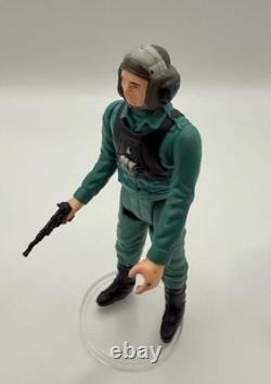 1984 Vintage Star Wars A Wing Pilot LAST 17 WithOriginal Black Endor Blaster Coin