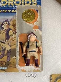 1985 Vintage Kenner Star Wars Droids Uncle Grundy Complete Cardback Coin Loose