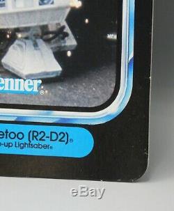 1985 vintage Pop Up R2 D2 Kenner Star Wars MOC figure 92 back last 17 POTF coin
