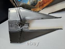 1988 Vintage Tie Interceptor Nave Imperial Star Wars GLASSLITE Brazil POTF + Box