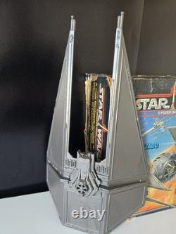 1988 Vintage Tie Interceptor Nave Imperial Star Wars GLASSLITE Brazil POTF + Box