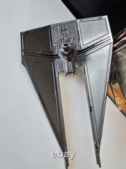 1988 Vintage Tie Interceptor Nave Imperial Star Wars GLASSLITE Brazil POTF + Box