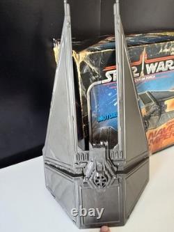1988 Vintage Tie Interceptor Nave Imperial Star Wars GLASSLITE Brazil POTF + Box