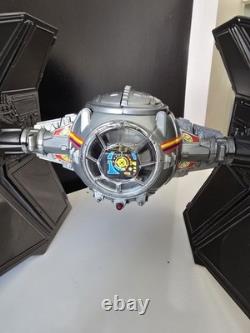 1988 Vintage Tie Interceptor Nave Imperial Star Wars GLASSLITE Brazil POTF + Box