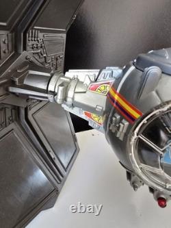 1988 Vintage Tie Interceptor Nave Imperial Star Wars GLASSLITE Brazil POTF + Box