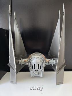 1988 Vintage Tie Interceptor Nave Imperial Star Wars GLASSLITE Brazil POTF + Box