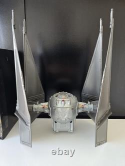 1988 Vintage Tie Interceptor Nave Imperial Star Wars GLASSLITE Brazil POTF + Box