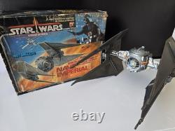 1988 Vintage Tie Interceptor Nave Imperial Star Wars GLASSLITE Brazil POTF + Box