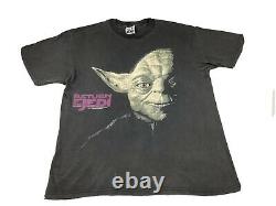 1995 Star Wars Yoda Vintage T-shirt Acme Men's Large Tee Top Return Of The Jedi