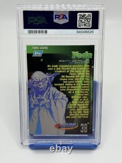 1996 Topps Finest Star Wars #38 Yoda Psa 10 Gem Mint Vintage