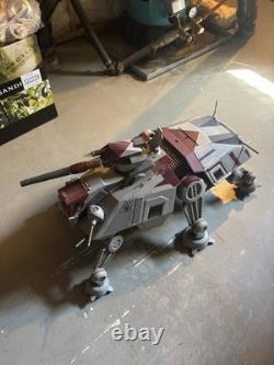2008 Vintage Star Wars Clone Wars AT-TE Walker Working Lights And Sounds