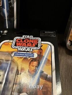 2020 Star Wars Vintage Collection Obi-Wan Kenobi Anakin Skywalker & Wolffe