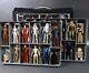 24 VINTAGE STAR WARS ACTION FIGURES + Vinyl COLLECTOR'S CASE KENNER lot