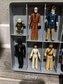 24 Vintage Star Wars Kenner Figures Mini-Action Figure With Collector's Case