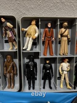 24 Vintage Star Wars Kenner Figures Mini-Action Figure With Collector's Case