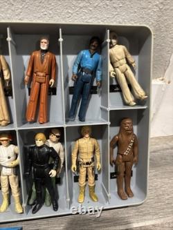 24 Vintage Star Wars Kenner Figures Mini-Action Figure With Collector's Case