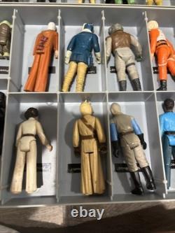 24 Vintage Star Wars Kenner Figures Mini-Action Figure With Collector's Case