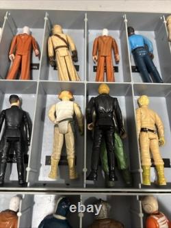 24 Vintage Star Wars Kenner Figures Mini-Action Figure With Collector's Case