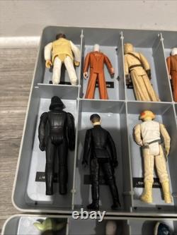 24 Vintage Star Wars Kenner Figures Mini-Action Figure With Collector's Case