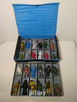 24 Vintage Star Wars Mexican Bootleg Action Figures Collection Lot w- Case