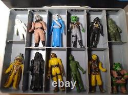 24 Vintage Star Wars Mexican Bootleg Action Figures Collection Lot w- Case