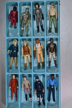 25 Vintage Star Wars Action Figures Lot + Space Case Kenner